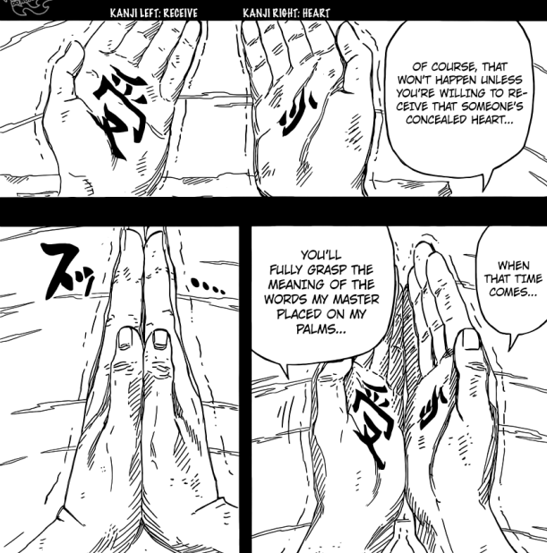 Naruto chapter 660 - The concealed heart