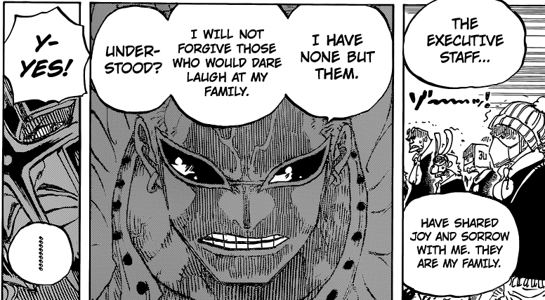 One Piece chapter 747 - Doflamingo's love for his family