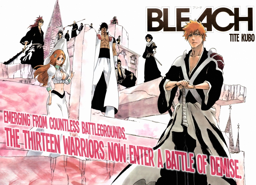 Bleach chapter 591 - colour spread - Thirteen Warriors 