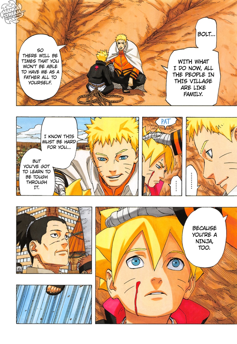 Naruto chapter 700 - Naruto and Bolt
