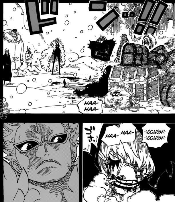 One Piece chapter 767 - The inevitable confrontation