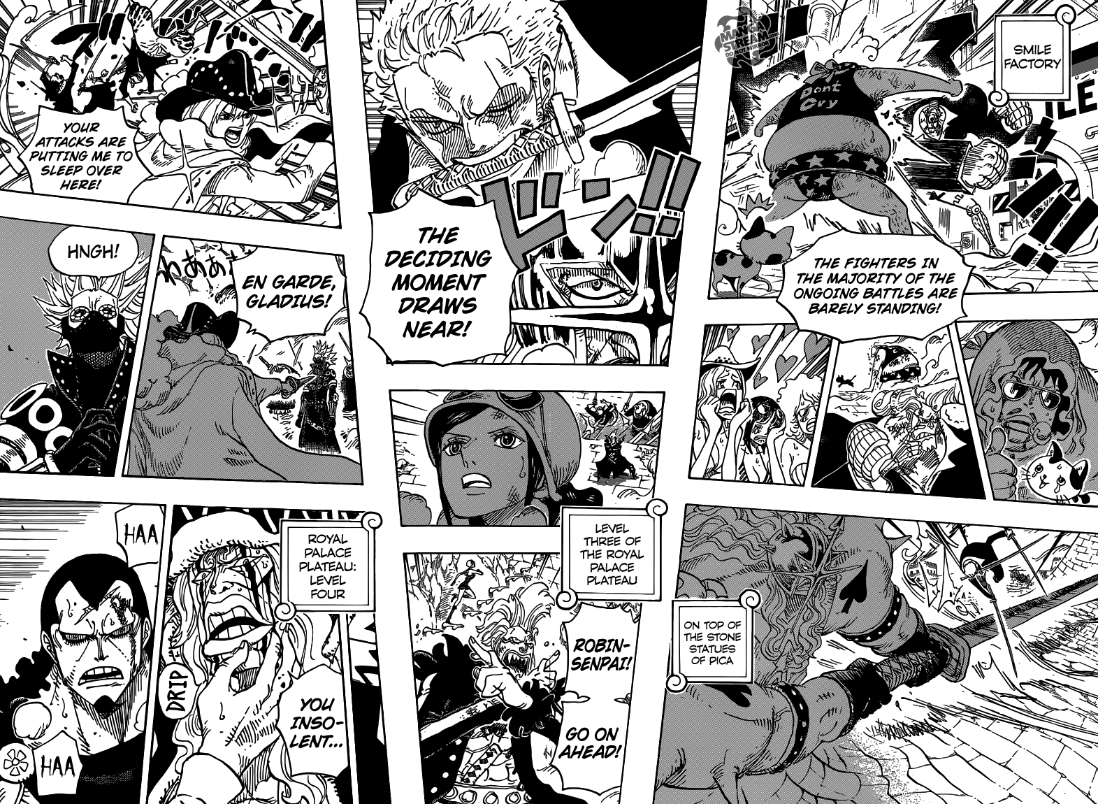 One Piece Chapter 768 The Deciding Moment Draws Near 12dimension