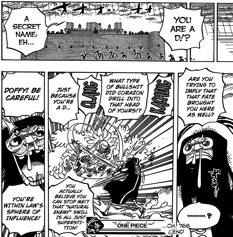 One Piece Chapter 768 The Will Of D 12dimension