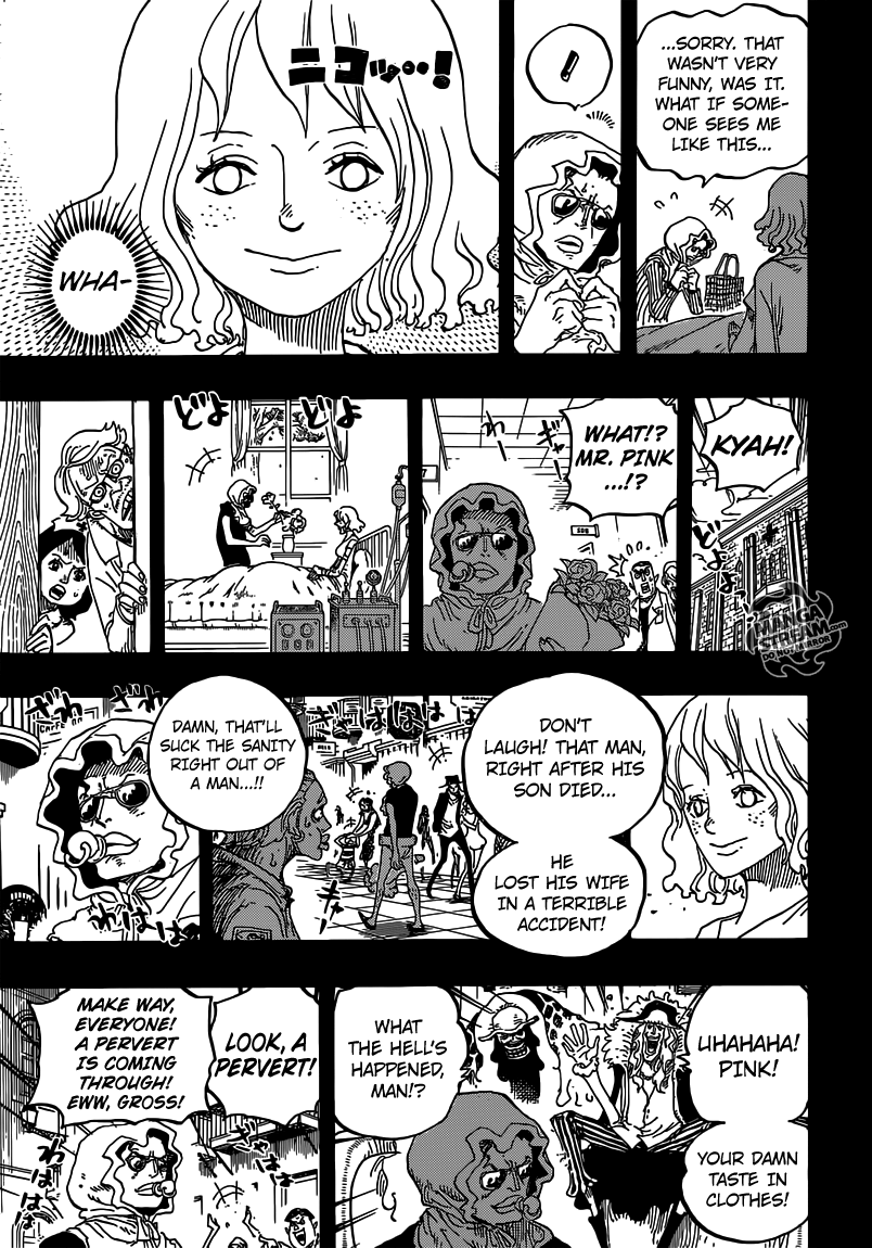 One Piece chapter 775 – The story of Senor Pink | 12Dimension