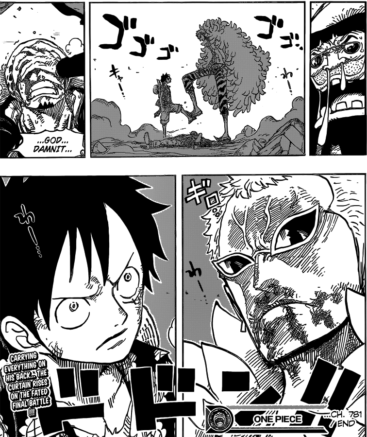 One Piece Chapter 781 Luffy Stop S Doflamingo 12dimension