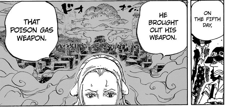 One Piece chapter 810 - So Caesar's weapons are impotant...