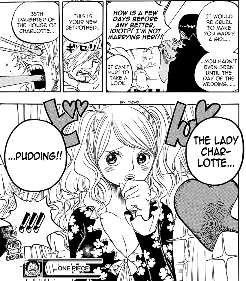 One Piece chapter 824 - Pudding