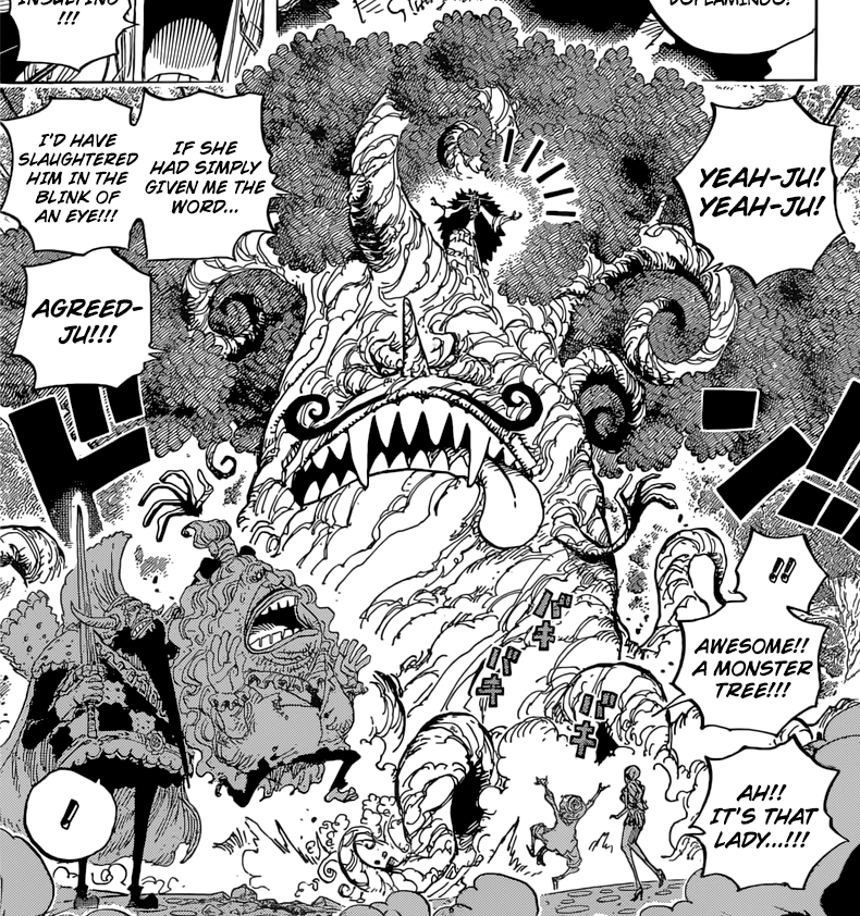 One Piece chapter 838 - Brulee and King Baum