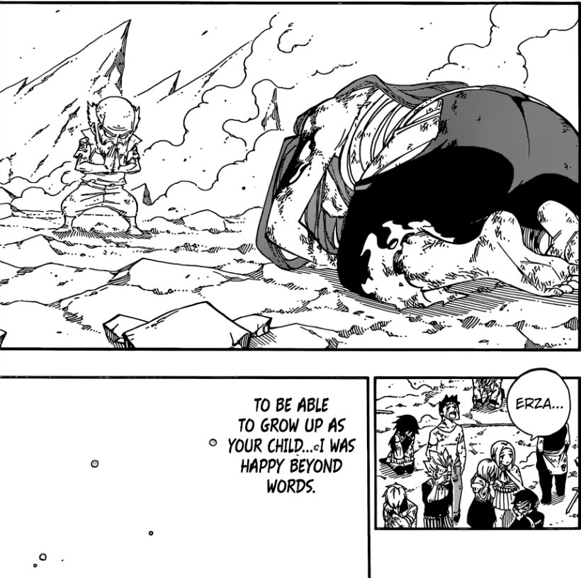 Fairy Tail Chapter 506 - Erza shows her gratitude to Makarov