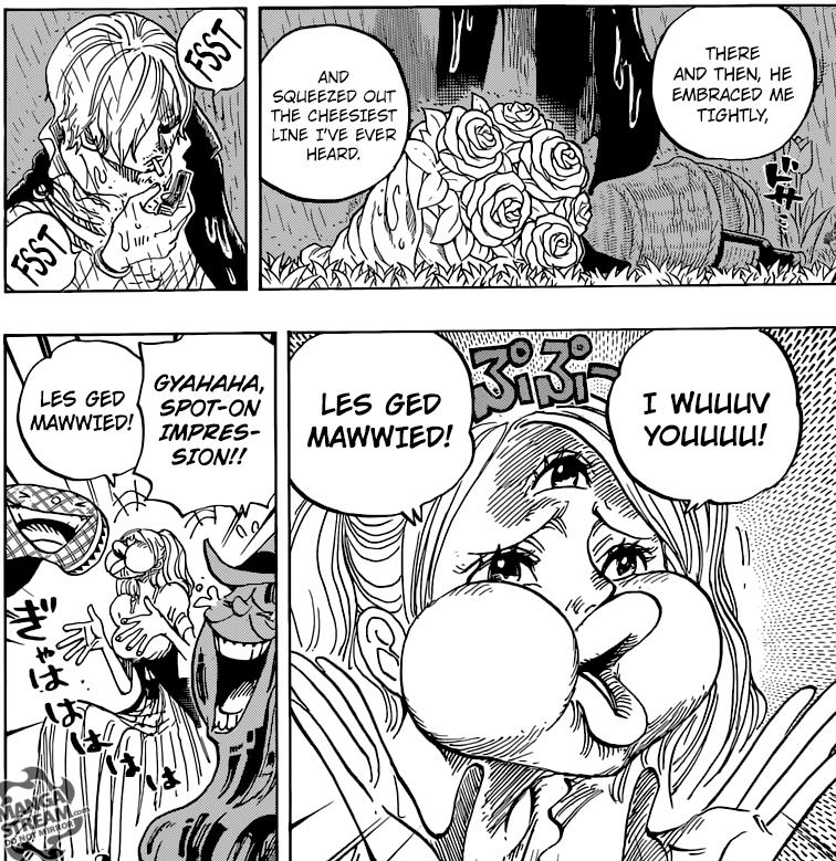 One Piece Chapter 851 – Pudding'S Mockery Of Sanji'S Love For Her |  12Dimension