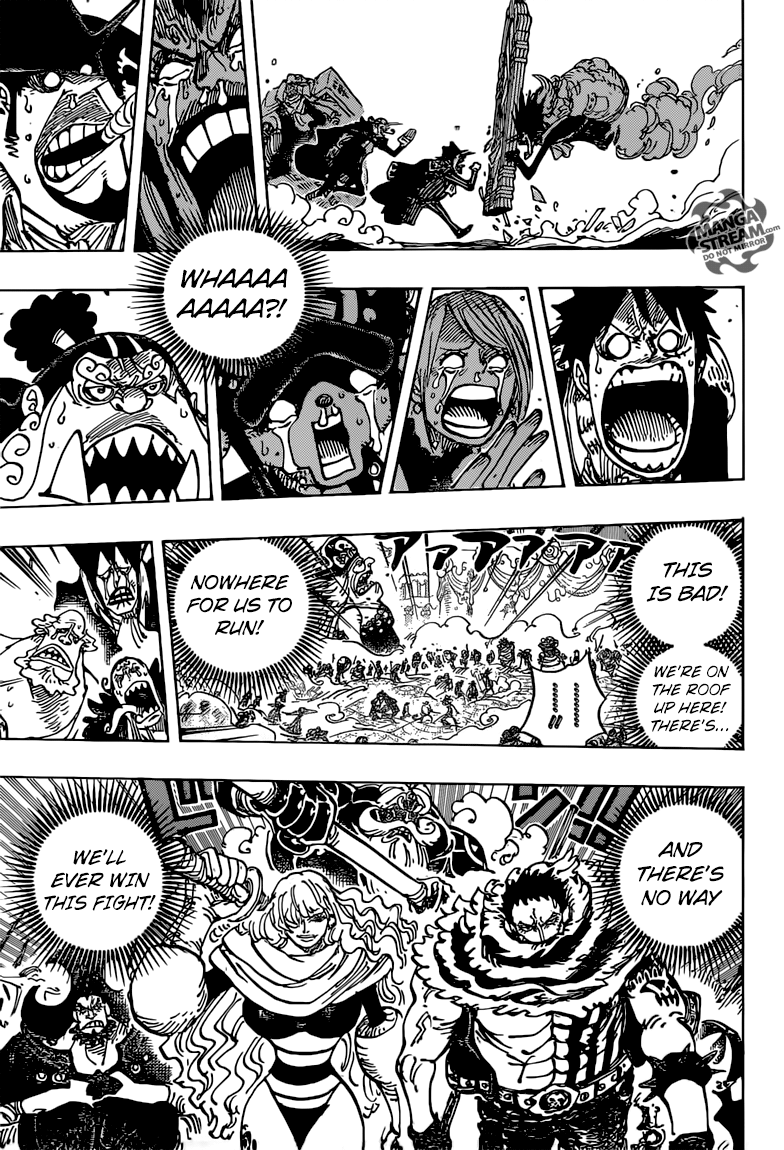 One Piece chapter 868 - Operation fail