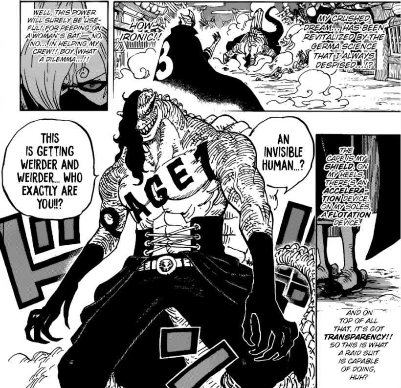 One Piece Chapter 931 Germa S Stealth Black 12dimension