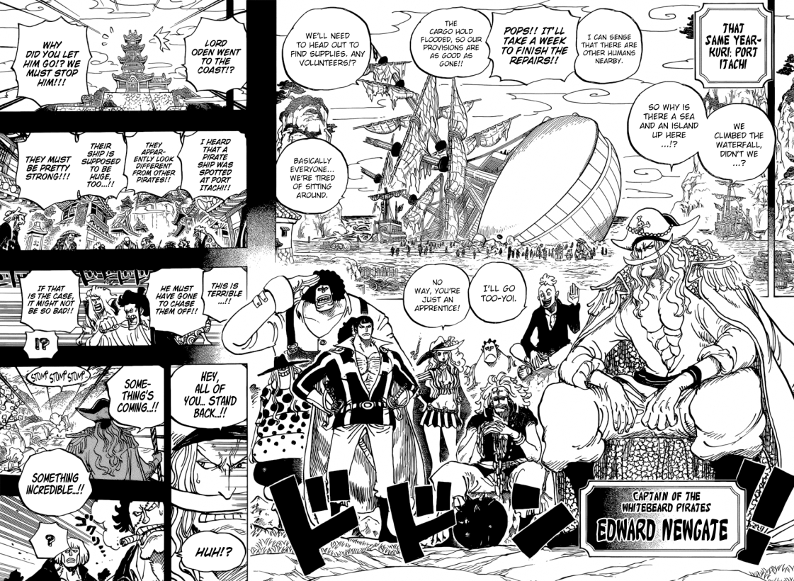 One Piece chapter 963 - The Whitebeard Pirates