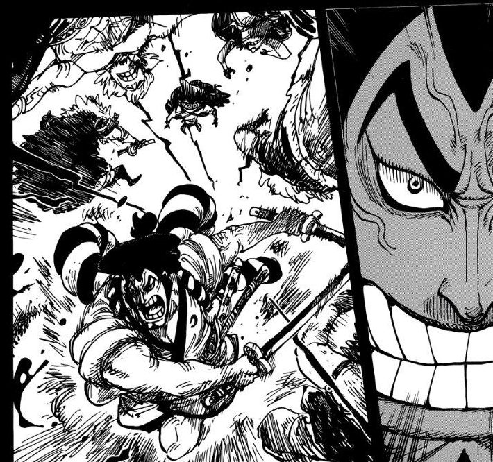 One Piece chapter 970 - Oden unleashes his rage