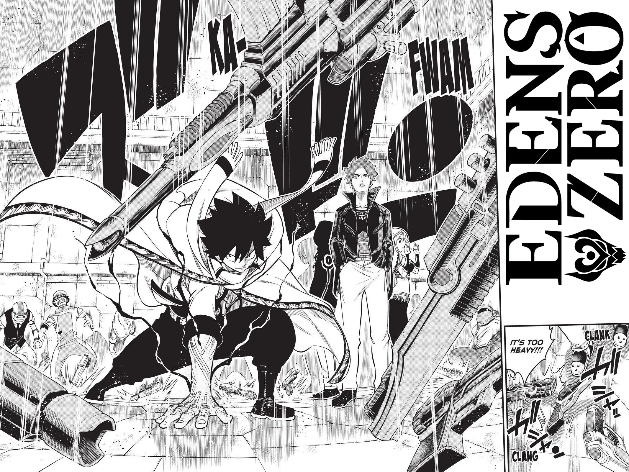 Edens Zero chapter 135 - Shiki uses his Gravity Gear to disarm all the rebels
