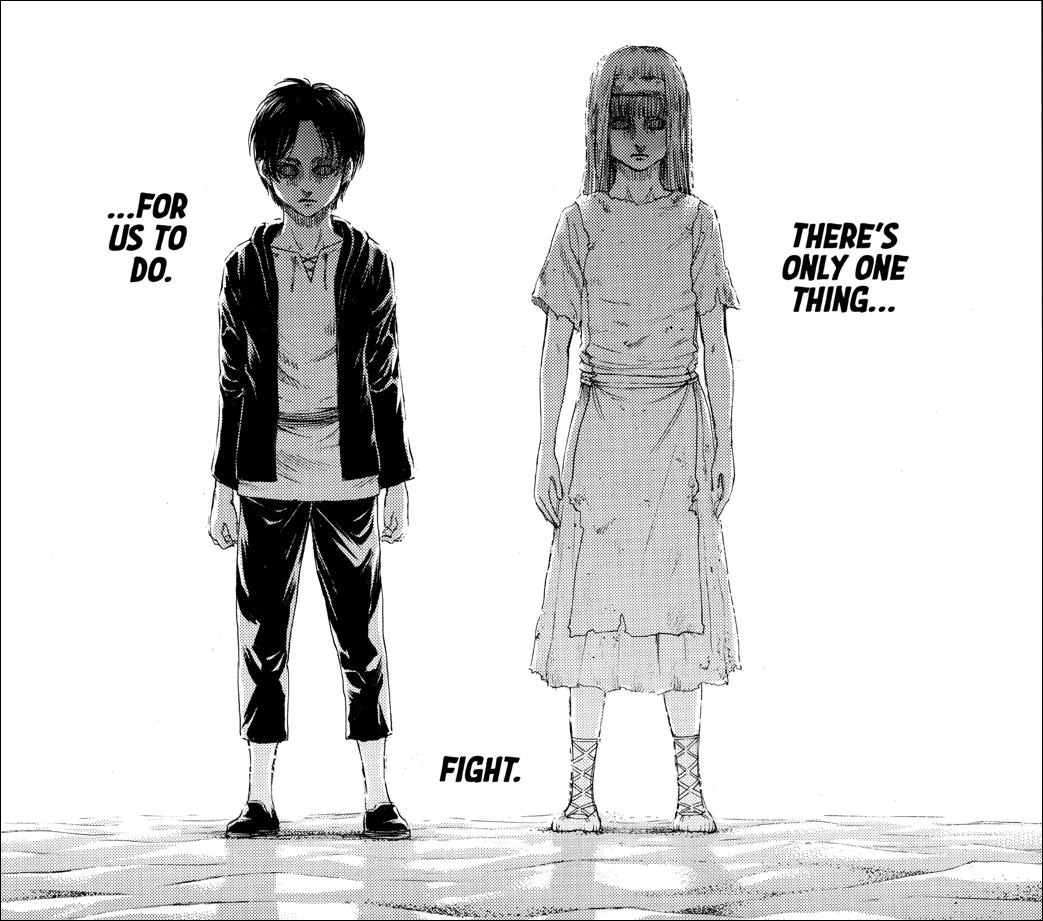 Shingeki no Kyojin chapter 133 - Will Eren and Ymir end the age of Titan by destroying the path of Titans?