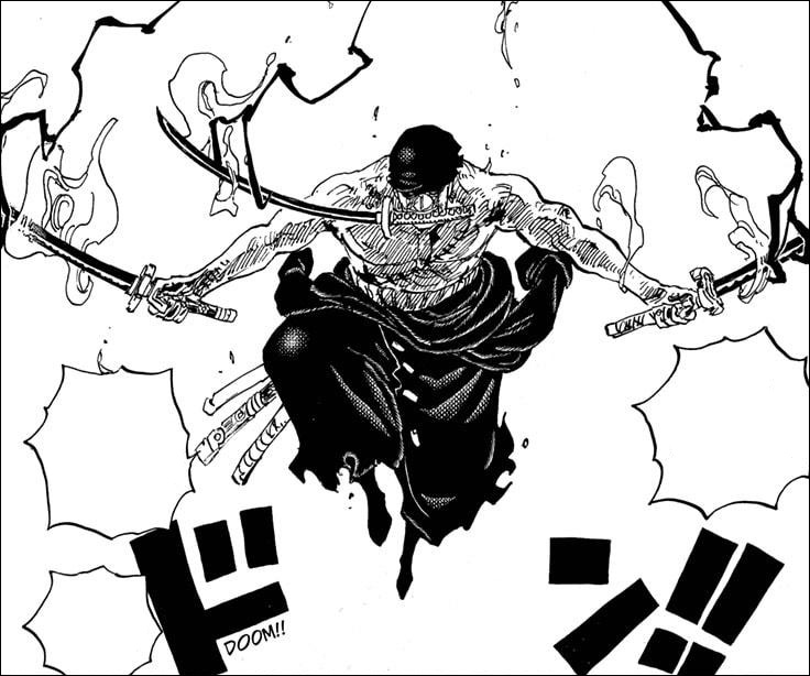 One Piece Chapter 1036 - Zoro defeats King
