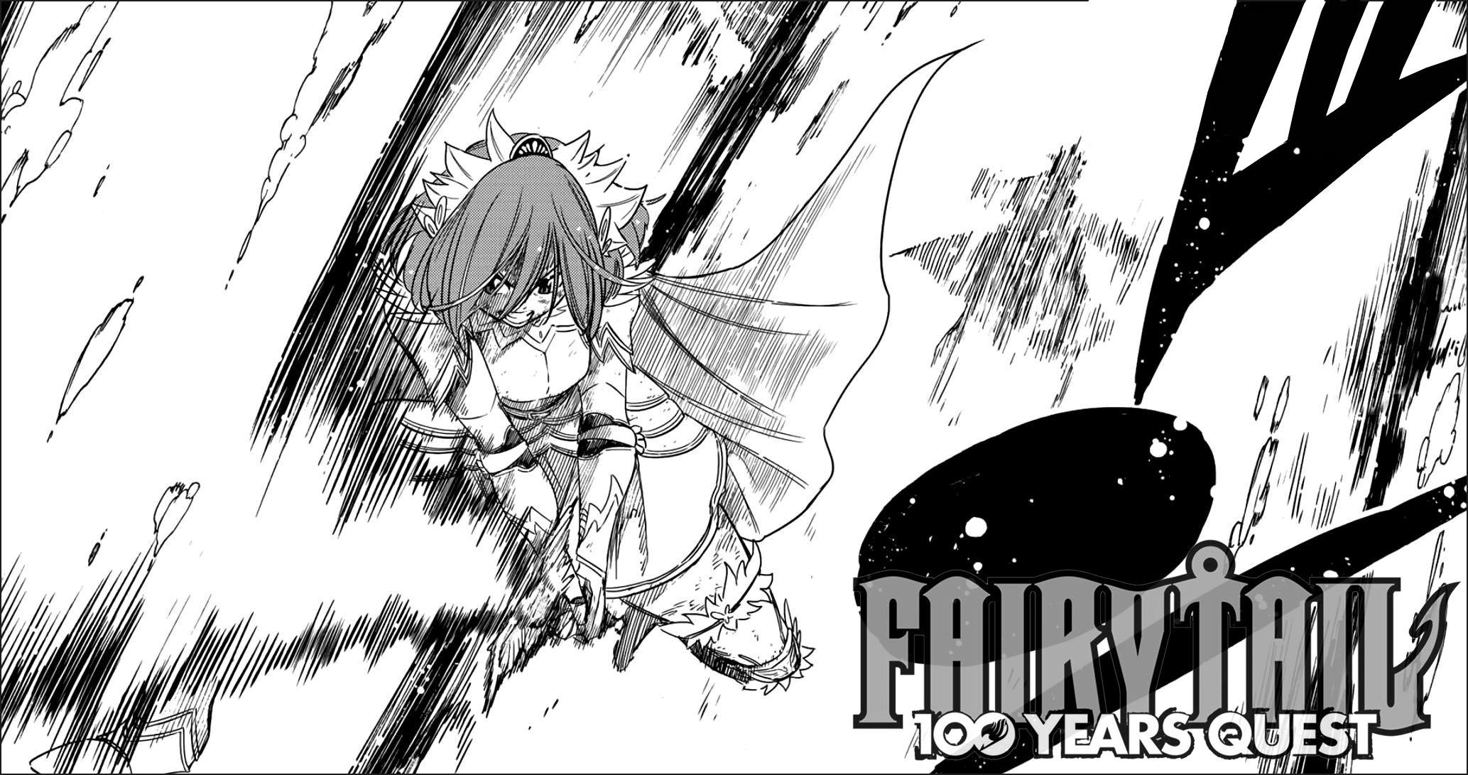 Fairy Tail: 100 Years Quest Chapter 105 - Erza channels Jellal through her attack