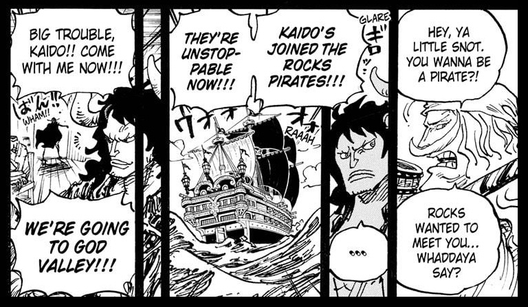 One Piece Chapter 1049 - Kaido joins the Rocks Pirates