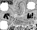 One Piece Chapter 1050 - Momonosuke arrives at the Flower Capital with Hiyori and the conscious Akazaya Samurai